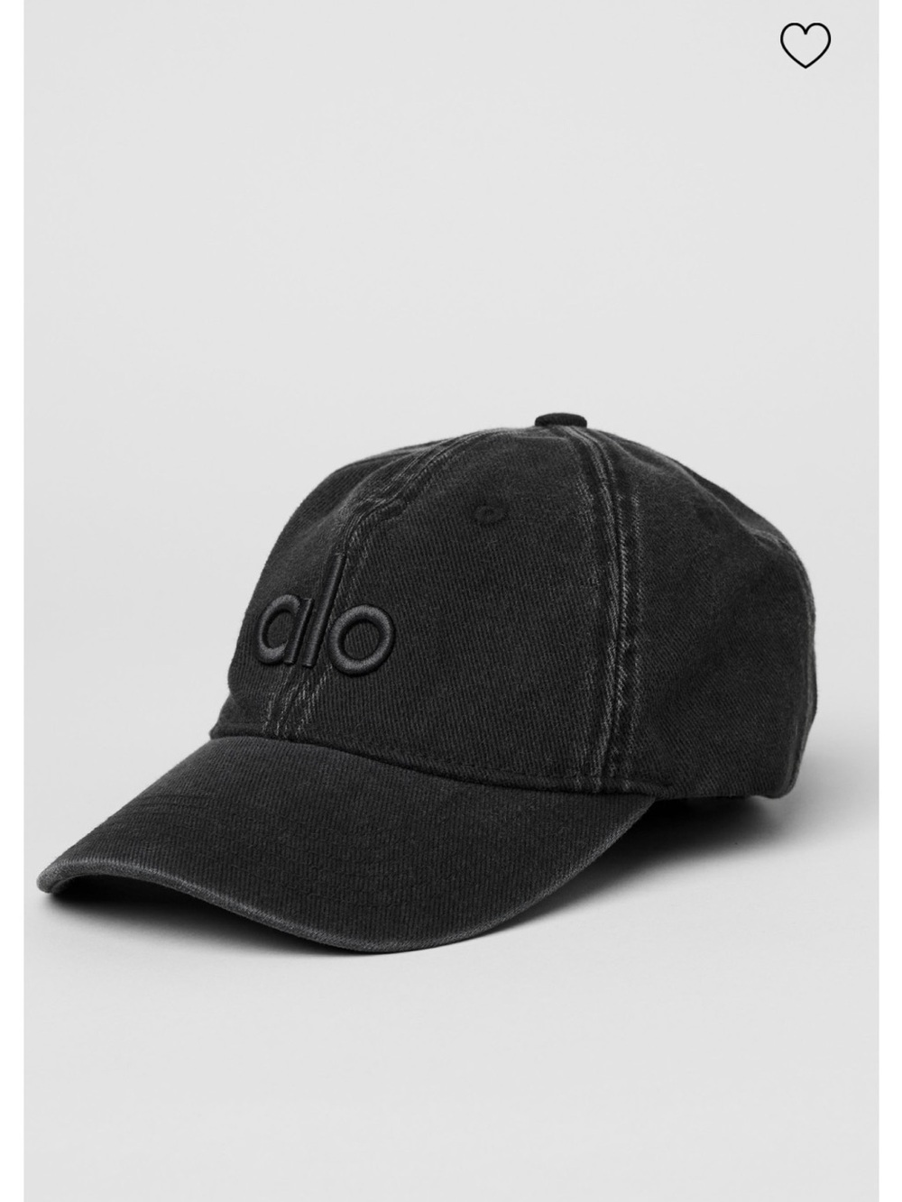 ALO Yoga washed off duty cap Black